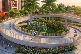 Cycle Ramp at Ashiana Amarah