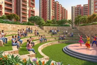 Amphitheatre at Ashiana Amarah