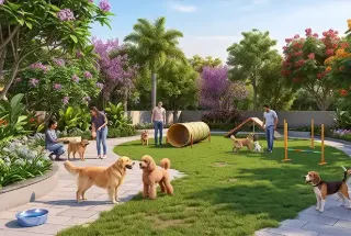 Pets Area at Ashiana Amarah